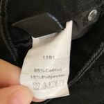 SheIn  Black Distressed Ripped Denim Raw Hem Mini Skirt #MBG Photo 2