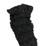 Wild Rose  Black Stretch Lycra Quilted Knit Sock Mirrored Stiletto Boots Women 11 Photo 3