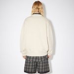 Acne Studios NWOT • fairview face sweatshirt oatmeal melange unisex sz S Photo 1