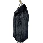 Mob wife Flemington Furs Mink Fur Ranch Natural Blk Mint Sz S/M Matching Hat vtg Black Size M Photo 6