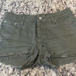 Lucky Brand  Olive Green Jean Shorts Photo 0