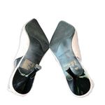 Highlights pale pink pointy toe slingback sandals with button detail size 7W Photo 4