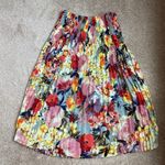 Sunny Leigh  Pleated Floral Skirt Womens XS Midi Skirt Pleats Pleat‎ Midi Photo 6