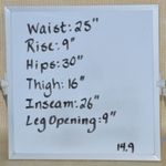 Judy Blue Skinny Jeans Ladies 3 26 Distressed Stretch Denim Pants Raw Cuffed Hem Photo 11