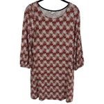 Boden Lucie Tunic Dress in Orange White Floral Print Fall Holiday Feminine 6P Photo 4