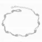 Zales AdjustableSterling Silver Bangle Bracelet, Sterling Silver Bracelet for Women Photo 2