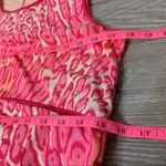 Julie Brown  pink leopard print sheath dress sz 6 Photo 3