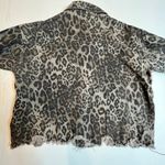 Leopard Print Jacket, Grunge Streetwear, Vintage Havana Jacket, Distressed Shack Brown Size M Photo 9