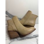 Kork-Ease Korks Women's Beige Vegan Leather Wedge Heel Khele Boots Sz 7.5 Boho Festival Photo 4