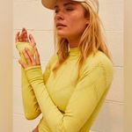 NWT Free People Movement Good Karma High Neck Layer In Highlighter Yellow Size undefined Photo 0