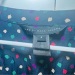 Marc by Marc Jacobs Women's Silk Multicolor Leaf Print V Neck Dress Size 2 Photo 4