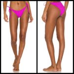 l*space 💕L* Lily Ribbed Bikini Bottom Bright Fuchsia Photo 6