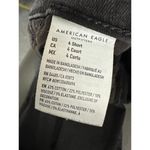 American Eagle  Jeans Women 4 SHORT Black Curvy Hi Rise Jegging Crop Button Fly Photo 6
