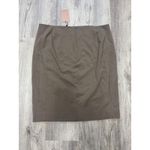 MM.LaFleur M.M.LaFleur‎ New York Pencil Skirt Womens Size +2 (22) Taupe Brown Career Office Photo 2