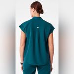 FIGS Rafaela Oversized Scrub Teal Women's Top Size M Photo 2