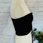 Boutique Ribbed Scrunch Crop Top Photo 6