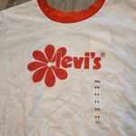 Levi's  Jordie Cropped White Tee Women's Plus Size 2X 100% Cotton NWT Photo 2