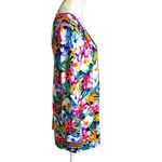 La Blanca Stretch Knit Floral Swim Cover Up Tunic Size L Photo 3