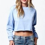 LA Hearts Light Blue “blessed” Cropped Sweater Photo 0