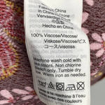 Madewell Mini Faux Wrap Dress Floral Butterfly Print Maroon Pink Yellow Womens 2 Photo 7