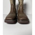 Justin Boots Justin Womens 8" Nettie Western Cowboy Brown Leather Boots Square Toe Sz 9B NEW Photo 9