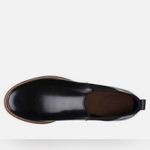 Clarks  EDENVALE PAGE BLACK LEATHER  SLIP ON CHELSEA STYLE BOOTIES Size 7 Photo 3
