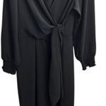 City Chic  Women's Trendy Synthesis Jumpsuit Black Size 20 wide leg Photo 4