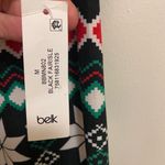 Joyland Womens Leggings M Medium Christmas Print On Black Waist 28” 30” NWT Red Photo 5