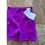 Beyond Yoga Powerbeyond Strive Biker Short Violet Berry Size Medium Photo 5