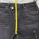 BLANK NYC  Women’s overlap fly button up black denim shorts size 28 Photo 3