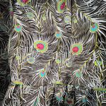 Liberty Of London For Target Peacock Feather Print 3/4 Length Sleeve Tunic Top Photo 5