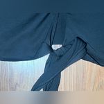 ZARA Black Front Knot Buttoned Top Smocking on wrists Size M Photo 5