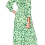 Boden Elena Cotton Tiered Midi Dress Womens 16 Photo 1