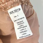 House Of CB  Sorrel Tulle Asymmetric Minidress in Blush Size Small Photo 6