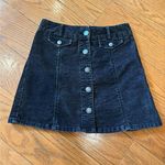 BDG Black corduroy skirt Photo 0