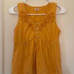 Mason & Belle Embroidered Yellow Sleeveless Top Photo 1
