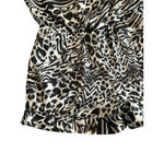 Guess Tube Top Romper Womens XS Black White Animal Print Sleeveless 3 in. Inseam Photo 2