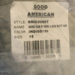 Good American NWT  Good Icon Distressed Straight Jeans in Indigo159 Photo 8