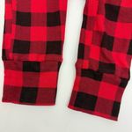 PINK - Victoria's Secret PINK Victoria’s Secret Thermal Sleep Onesie Buffalo Check Plaid Red Black Photo 6