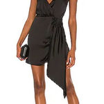 Lovers + Friends  'Kamala' Black Poly Mini Dress Size small Photo 0