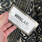 NWT Winlar Short Kaftan House Dress Beach MuMu OS Fits Most Animal Print Cheetah Black Photo 4