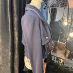 Juicy Couture Navy Pea Coat with Gold Buttons Photo 1