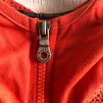 Harley Davidson Hoodie Bright Orange Mesh Full Zip Up Sz S GUC Biker Wear Photo 6