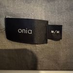 ONIA  Kaylee shirtdress gray sleeveless high low medium Photo 9