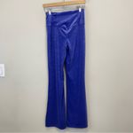 Athleta  Elation Velvet Flare Pant‎ Noble Bleu NWT Size S Photo 8