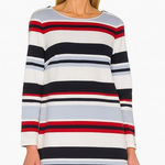 Tommy Hilfiger  Striped 3/4 Sleeve Striped‎ Tee Dress Size M Photo 0