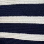 John Paul Richard Navy & White Striped Knit Top Bell Sleeve Sweater Women's M Blue Size M Photo 3