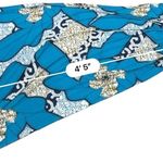 Tbags Los Angeles maxi dress with halter beading blue yellow size small Photo 7