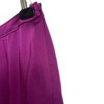 Ann Taylor  Women Skirt  8P Purple Fit And Flare Hem Side Zip Dressy Satiny Fairy Photo 3