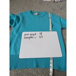 Philosophy Republic Clothing Blue Knit Sweater Size S Crew Neck Pullover Photo 4